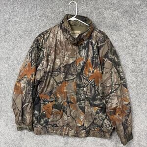Outfitters Ridge Jacket Mens L Camo Fusion 3D Quilted Outdoor Hunting Gorpcore